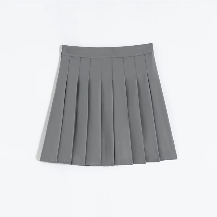 Pleated Mini Skirt