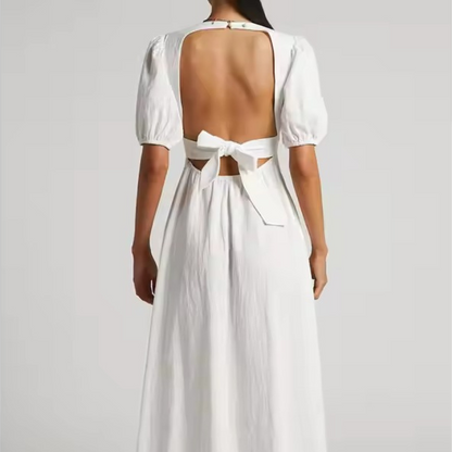 Deep V Long Dress