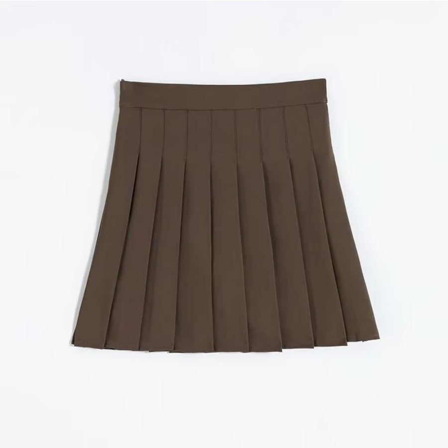 Pleated Mini Skirt